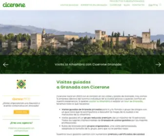 Ciceronegranada.com(Cicerone Granada) Screenshot
