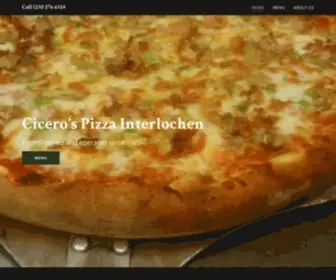 Cicerospizzainterlochen.com(Web hosting) Screenshot