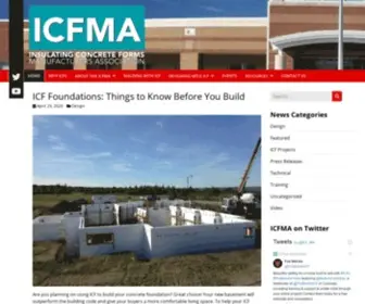 CicFi.org(Insulating Concrete Forms Manufacturers Association) Screenshot