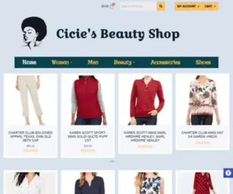 Ciciesbeautyshop.com(Cicie's Beauty Shop) Screenshot