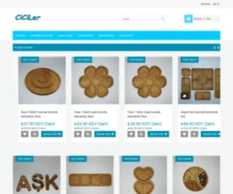 Ciciler.com(Size ve Sevdiklerinize Özel Dekoratif Ahşap Tasarım Ürünleri) Screenshot
