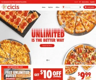 Cicispizza.com(Pizza, Pasta, Salad & Desserts) Screenshot