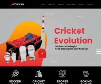 Cickso.com(Best Football Exporters in Pakistan) Screenshot