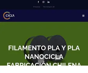 Cicla3D.cl(Impresion 3D y filamento para impresión) Screenshot