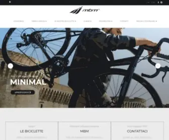 Ciclimbm.it(MBM produce biciclette artigianali per tutte le esigenze) Screenshot