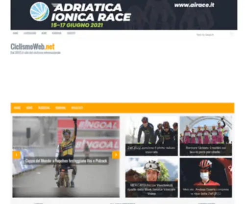 Ciclismoweb.net(Homepage) Screenshot