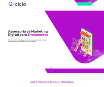 Cicloagenciadigital.com.br(Ciclo l Assessoria de Marketing Digital para E) Screenshot