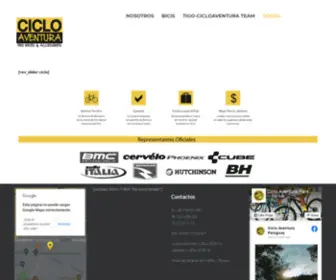 Cicloaventura.net(Ciclo Aventura Paraguay Los que mas saben de Bicis) Screenshot