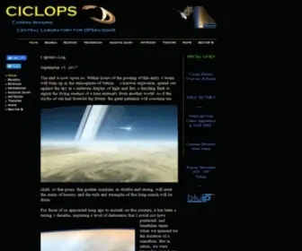 Ciclops.org(Official Source of Cassini images of Saturn) Screenshot