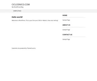 Ciclosnico.com(ciclosnico) Screenshot