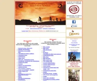 Cicloturismoperu.com(Peru bike tours) Screenshot