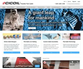 Cicoil.com(Cicoil Flat Cable) Screenshot