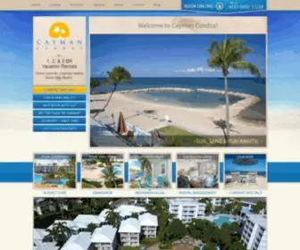 Cicondos.com(Grand Cayman Condo Rentals) Screenshot