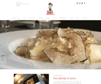 Cicosrestaurant.com(Home) Screenshot