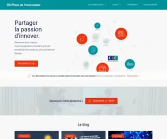 CicPlacedelinnovation.com(CIC Place de l'Innovation) Screenshot