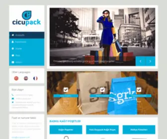 Cicupack.com(Kağıt poşet) Screenshot