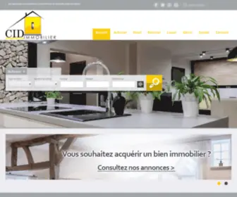 Cid-Immobilier.fr(Agence immobilière Cabinet Immobilier Diffusion) Screenshot