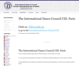 Cid-Portal.org(CID UNESCO) Screenshot