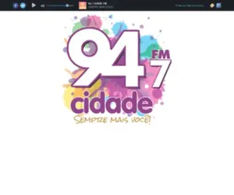 Cidade94.com.br(Rádio) Screenshot