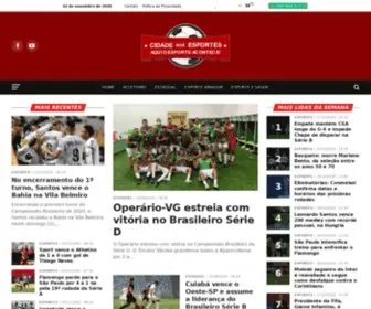 Cidadenosesportes.com.br(Cidade nos Esportes) Screenshot
