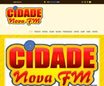 Cidadenovafm.com(CIDADE NOVA FM) Screenshot