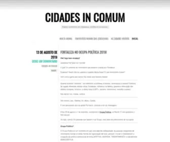 Cidadesincomum.com(Cidadesincomum) Screenshot