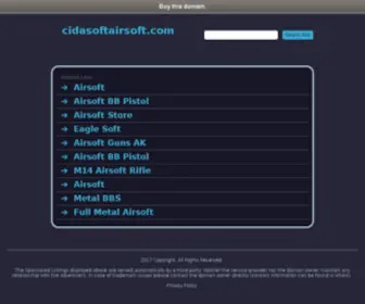 Cidasoftairsoft.com(Cidasoftairsoft) Screenshot