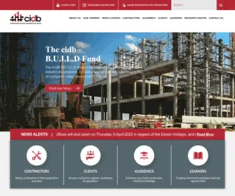 Cidb.org.za(Home) Screenshot
