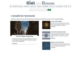 Cidehom.com(Ciel des Hommes) Screenshot