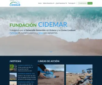 Cidemar.org(Fundación CIDEMAR) Screenshot