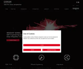 Cideon.com(The Engineering Company) Screenshot