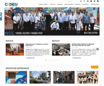 Cideu.org(Página principal) Screenshot