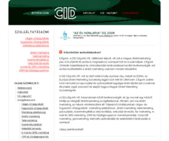 Cid.hu(Domain) Screenshot