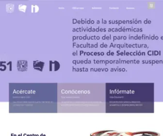 Cidi-Unam.com.mx(Redirigir al navegador a otra URL) Screenshot