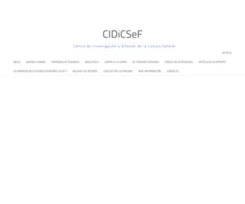 Cidicsef.org.ar(CIDiCSeF) Screenshot