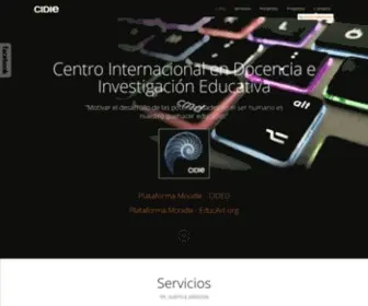 Cidie.org(Centro Internacional en Docencia e Investigación Educativa) Screenshot