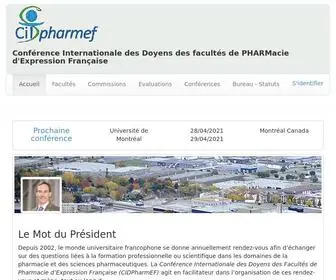 Cidpharmef.org(Conférence) Screenshot