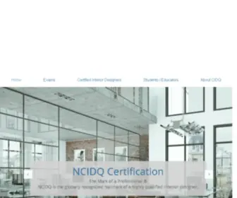 Cidq.org(Ncidq Certificate) Screenshot