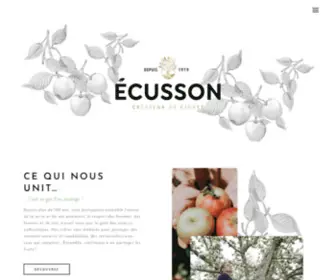 Cidre-Ecusson.com(Écusson) Screenshot