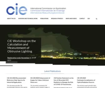 Cie.co.at(International Commission on Illumination) Screenshot