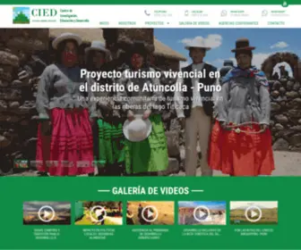 Cied.org.pe(Centro de Investigación) Screenshot