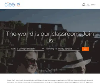 Ciee.org(Nonprofit, NGO leader in international education and exchange since 1947) Screenshot