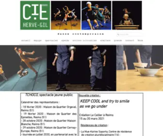 Ciehervegil.com(Cie HERVE) Screenshot