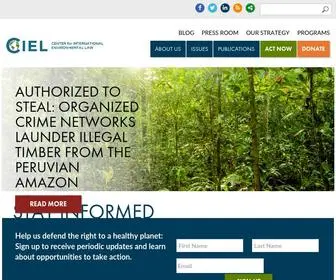 Ciel.org(Center for International Environmental Law) Screenshot