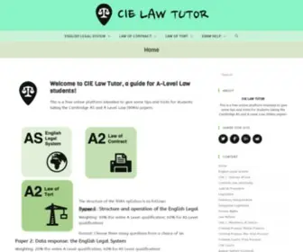 Cielawtutor.com(CIE Law Tutor) Screenshot