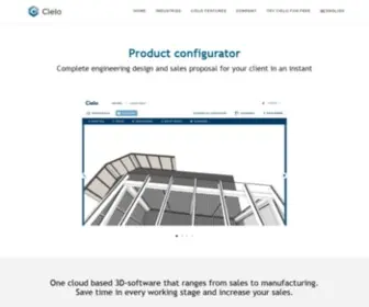 Cielo.fi(3D Sales Configurator & Product Configurator) Screenshot