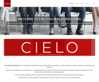 CieloGlobalconsulting.com(Professional Services) Screenshot