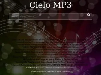 CieloMP3.com(Cielo MP3) Screenshot