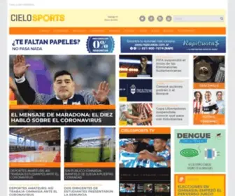 Cielosports.com(Cielo Sports) Screenshot