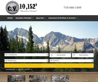 Cielovistavacationproperties.com(Leadville Colorado Vacation Homes) Screenshot